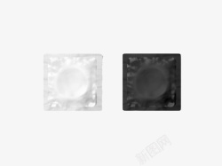 全套包装素材黑白性保健用品没开的避孕套橡胶高清图片