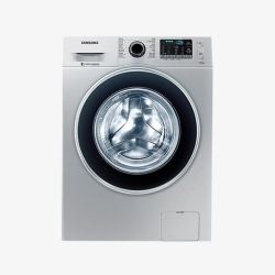银色洗衣机智能洗衣机高清图片