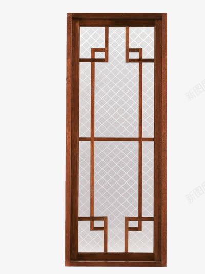 木质边框门png免抠素材_新图网 https://ixintu.com 几何线条 家具 家私 玻璃