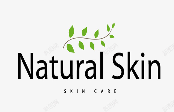 树叶花卉小清新LOGO图标psd_新图网 https://ixintu.com natural skin 典雅 唯美 大方 小清新 树叶 深黑 简单 简约 花卉