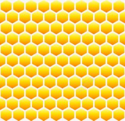 黄色蜂巢蜜黄色几何蜂窝网格高清图片