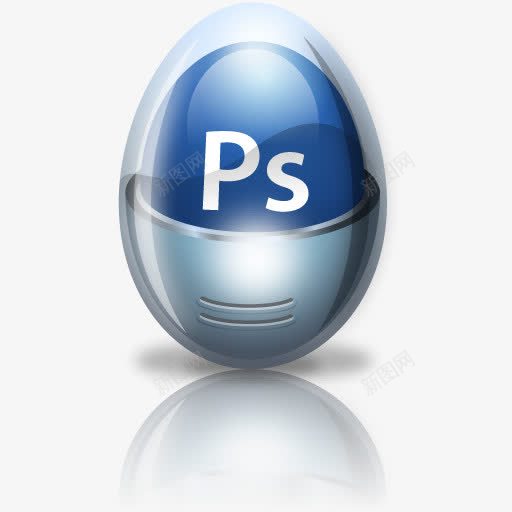 AdobePhotoshop鸡蛋有光泽的图标png_新图网 https://ixintu.com Adobe Photoshop adobe egg photoshop 鸡蛋