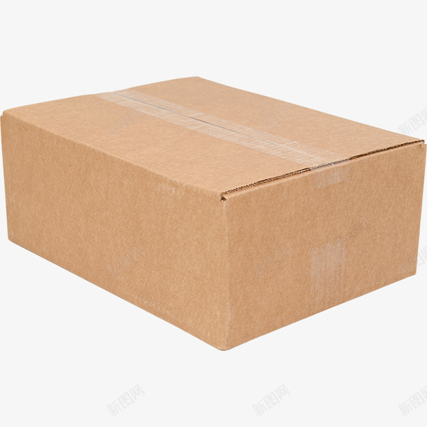 快递包装png_新图网 https://ixintu.com 包装物品 包装纸箱 印刷品 瓦楞纸箱 纸箱标识 运输 长方形箱子