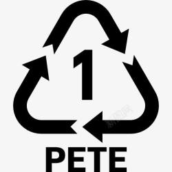 塑料回收1彼得图标高清图片