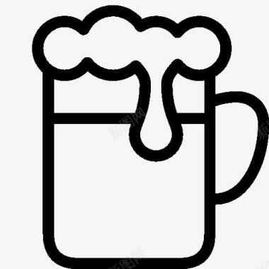 水花免抠png食品啤酒图标图标