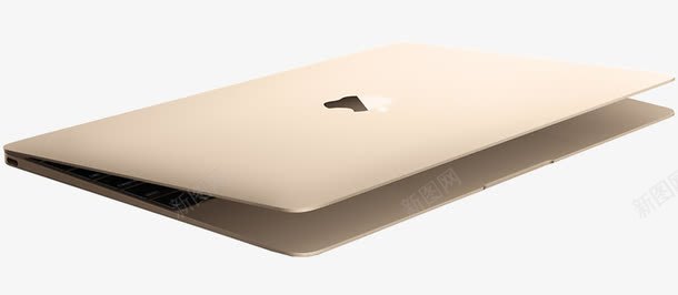 苹果MacBookpng免抠素材_新图网 https://ixintu.com 产品实物 苹果MacBook 苹果电脑 苹果笔记本 苹果超极本 香槟金色效果图