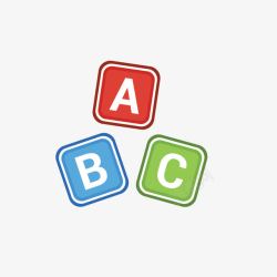 婴儿玩具ABC字母认字素材