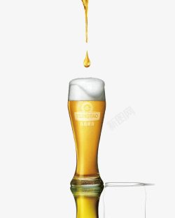 啤酒液青岛啤酒高清图片