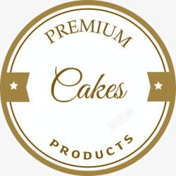 蛋糕店logo复古蛋糕店LOGO图标高清图片