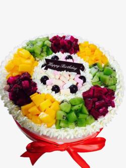 水果甜点创意水果生日蛋糕高清图片