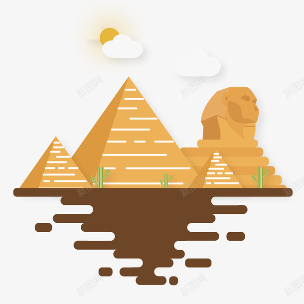 世界著名景点古埃及金字塔免png免抠素材_新图网 https://ixintu.com 世界 世界著名景点古埃及金字塔矢量免抠图免费下载 免抠图 古埃及 埃及代表物 城市 塔 建筑 旅游 景点 著名 金字塔