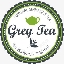 茶水标签设计茶标签贴纸图标高清图片