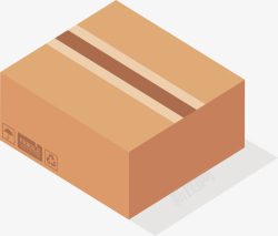 箱子PNG图一个纸盒子矢量图高清图片