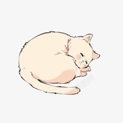 小清新拉小提琴猫咪卡通可爱小动物装饰动物头像高清图片