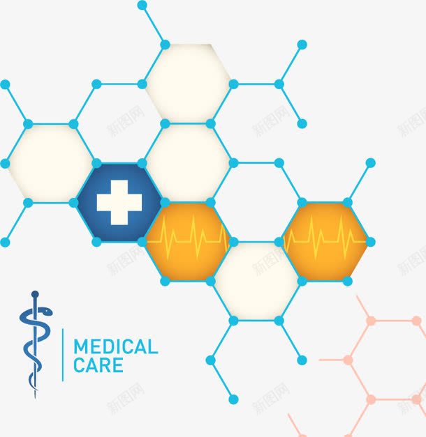 医疗保险几何pptpng免抠素材_新图网 https://ixintu.com PPT ppt封面 六边形分类 分类ppt素材 医疗保险 医疗行业 总结 汇报 演讲 矢量素材