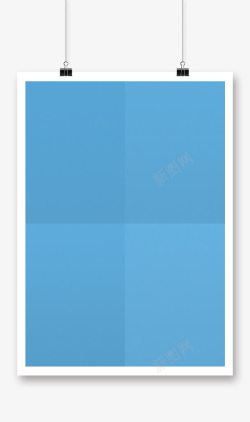 免抠蓝色消息PNG素材蓝色吊牌边框背景公告框消息框高清图片