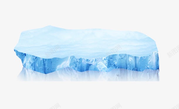 透明蓝色冰山png免抠素材_新图网 https://ixintu.com 冰山 模型 素材 蓝色 透明