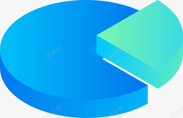 蓝色饼状图立体图表矢量图ai免抠素材_新图网 https://ixintu.com 信息采集 图表设计 彩色图表 收集 立体图表 蓝色饼状图立体 饼状图 矢量图