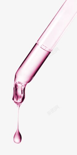 粉色液体滴管高清图片