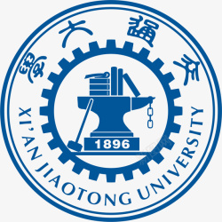 西安交通大学交大校徽交大logo蓝图标高清图片