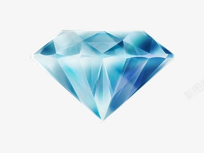 蓝色水晶钻石图标png_新图网 https://ixintu.com 几何体 切面 图标 宝石 梦幻蓝 水晶 水晶钻 水钻 珠宝 钻石 锆石 饰品
