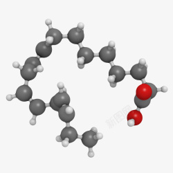 原子结构图片黑色3不饱和脂肪酸亚高清图片