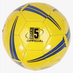 学生中考专用球黄色运动足球高清图片