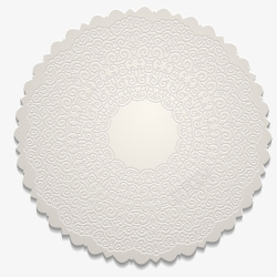 黄色简单圆形纯色地毯圆形装饰盘子高清图片