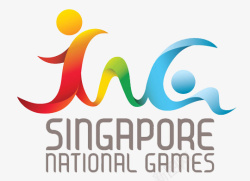 会徽标志手绘体育新加坡运动会会徽图标免高清图片