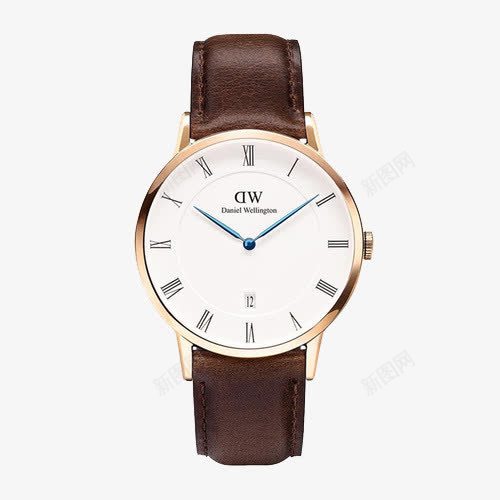 丹尼尔惠灵顿Dapper系列手表png免抠素材_新图网 https://ixintu.com 38mm表盘 Daniel Wellington 产品实物 名牌手表 男士手表 真皮 石英表 腕表