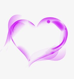 实用紫色爱心花纹高清图片
