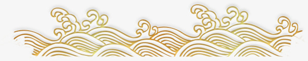 黄色的波浪png免抠素材_新图网 https://ixintu.com png图形 png装饰 手绘 波浪 浪花 装饰