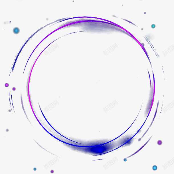 紫色渐变光圈png免抠素材_新图网 https://ixintu.com 光圈 发光 发光圈 效果素材 渐变 炫彩 紫色