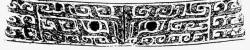 青铜器花纹古代左右对称传统青铜器花纹高清图片