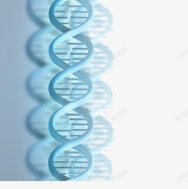 蓝色的DNA结构png免抠素材_新图网 https://ixintu.com DNA 基因 染色体 蓝色的DNA结构 高清免扣素材