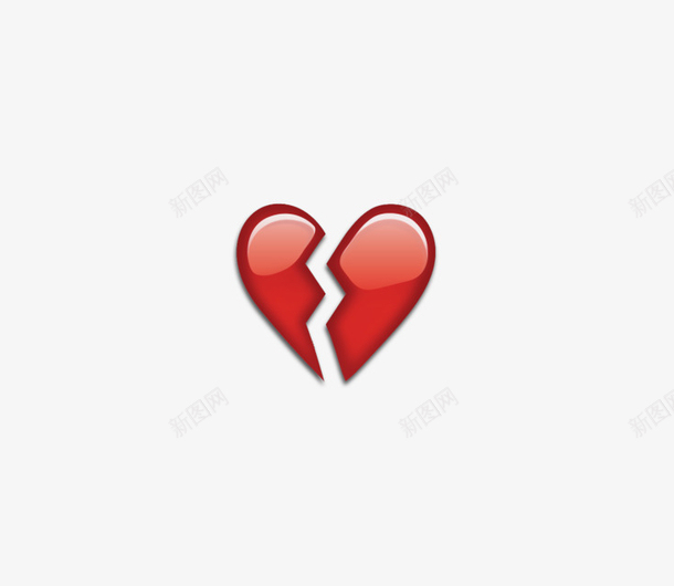 破碎的爱心的表情png免抠素材_新图网 https://ixintu.com emoji表情 可爱 心碎 心裂 爱心 爱心两半撕裂 破碎 破裂的心 碎掉的心 符号 表情 裂开爱心