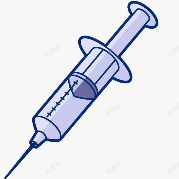 卡通注射器矢量图ai免抠素材_新图网 https://ixintu.com 医疗医药 医院 卡通注射器免抠PNG 卫生保健 注册器插画 注射器 针筒 矢量图