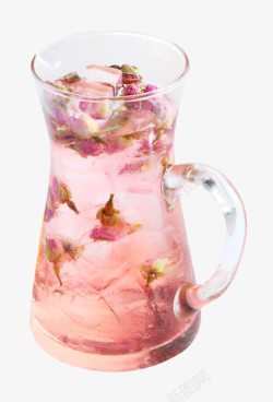 玫瑰饮品免抠玫瑰柠檬茶饮品高清图片