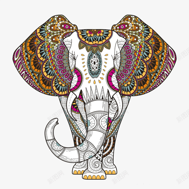 象牙大象png免抠素材_新图网 https://ixintu.com 卡通手绘 卡通风动物 大象装饰画 水彩画 萌宠 装饰图案 象牙大象