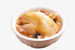 土鸡汤美味的一碗土鸡汤高清图片