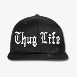 hiphop黑色潮流嘻哈棒球帽装饰高清图片