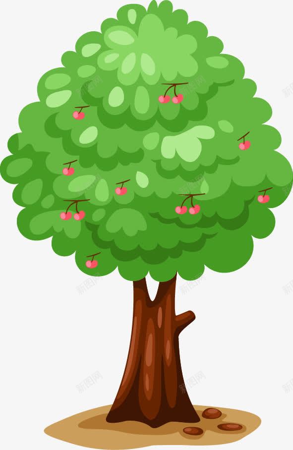 卡通树木png免抠素材_新图网 https://ixintu.com MG ppt 动画 卡通许愿树 可爱 扁平化 森林 植物 简约
