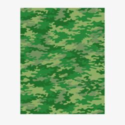 军事迷彩绿色碎花矩形矢量图素材