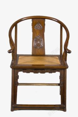 木制椅子黄花梨木刻椅子高清图片