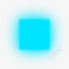 蓝色发光按钮光效png免抠素材_新图网 https://ixintu.com 发光 按钮 蓝色