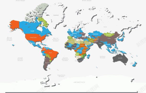 世界地图图标png_新图网 https://ixintu.com 世界地图 信息图表 商务金融 地球 按钮图标 数字图标 水晶按钮 水晶标签 矢量图表 统计图 网页图表