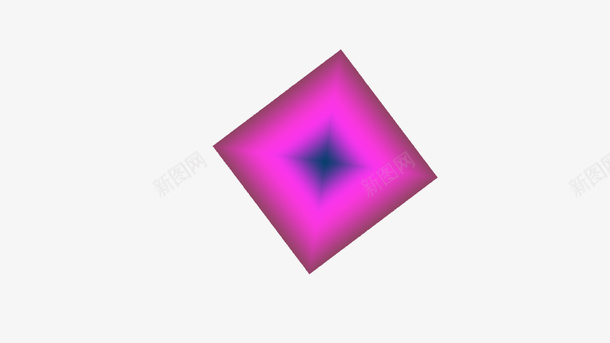正方形渐变轮胎紫色图标png_新图网 https://ixintu.com 不规则形状 正方形 渐变色 紫色