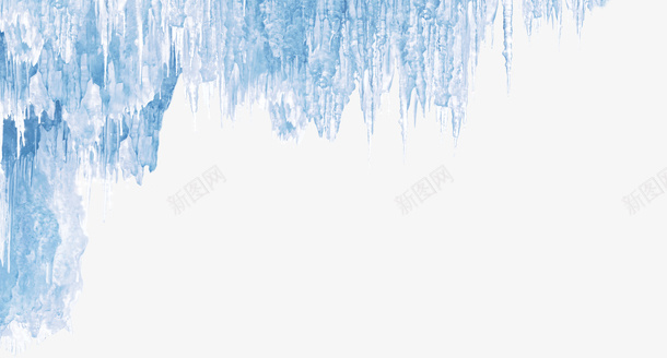 立体冰锥装饰png免抠素材_新图网 https://ixintu.com 冬天 冬天冰雪 冬天雪花 冰雪装饰 卡通冰锥