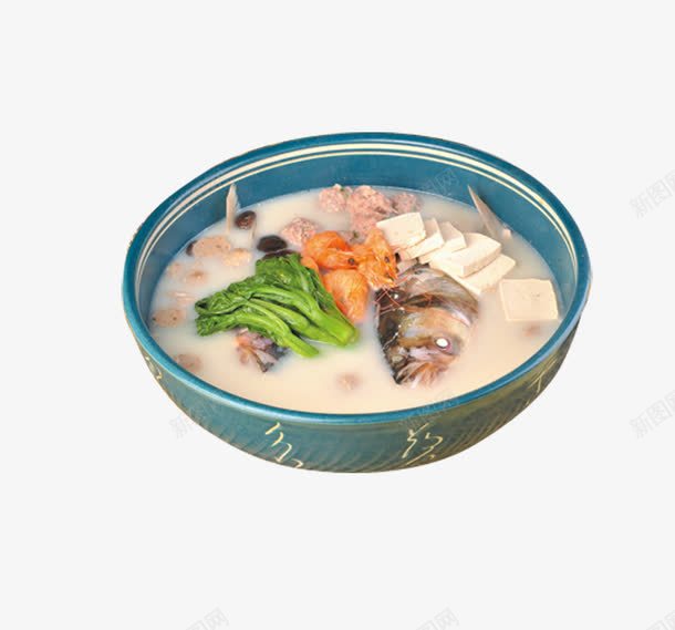 豆腐鱼头汤png免抠素材_新图网 https://ixintu.com 产品实物 特色菜 菜单素材 菜谱素材 鱼头汤