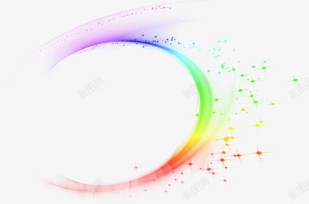 彩色圆弧光线光效海报背景png免抠素材_新图网 https://ixintu.com 光线 圆弧 彩色 海报 背景